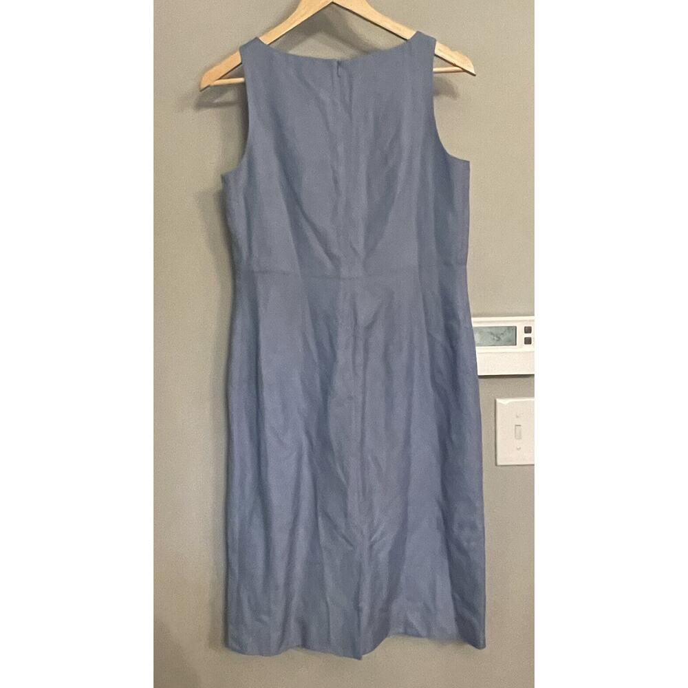 Eddie Bauer Dresd Silk Linen Sheath Short Shift Women's Size 6 EUC‎ - Picture 4 of 13